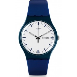 Swatch Unisex Watch New Gent Bellablu SUON709