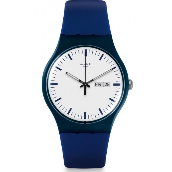 Buy Swatch Unisex Watch New Gent Bellablu SUON709