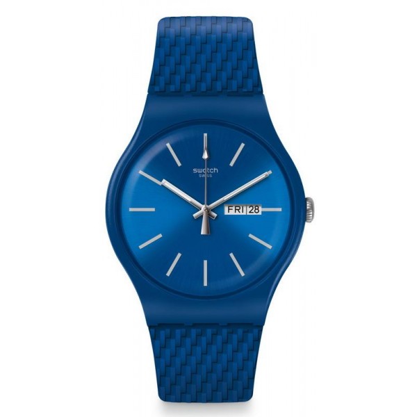 Buy Swatch Unisex Watch New Gent Bricablue SUON711