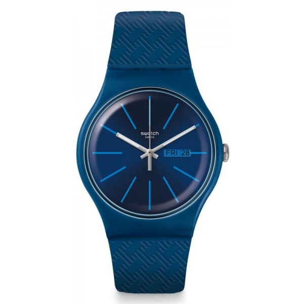 Buy Swatch Unisex Watch New Gent Wave Path SUON713