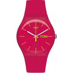 Montre Swatch Femme New Gent Rubine Rebel SUOR704