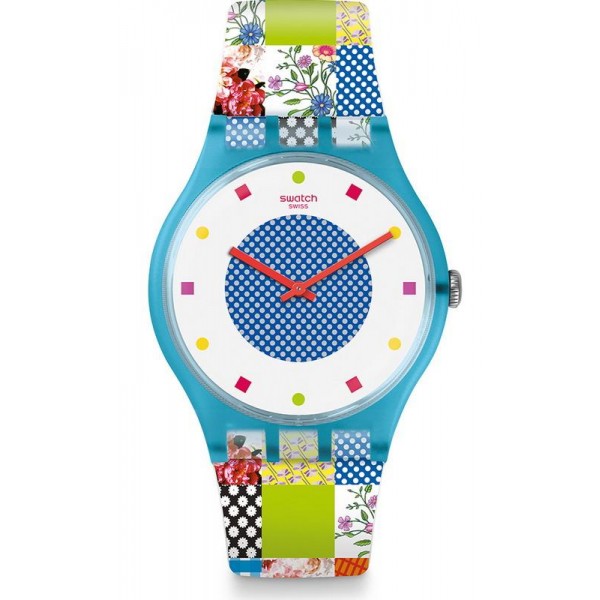 Acheter Montre Swatch Femme New Gent Quilted Time SUOS108