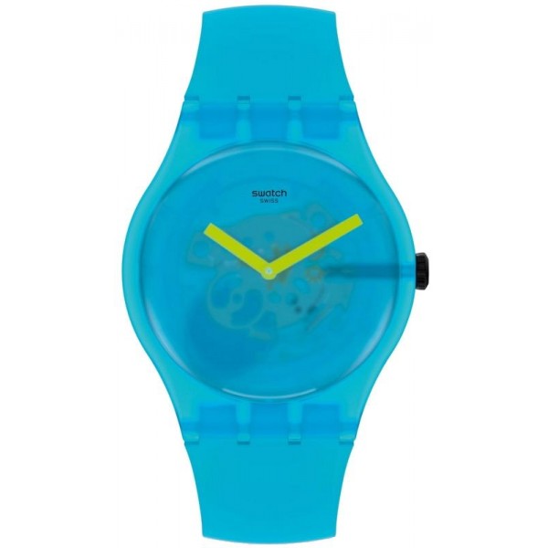 Buy Swatch Unisex Watch New Gent Ocean Blur SUOS112