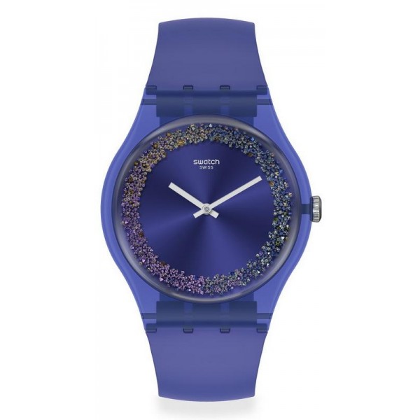 Montre Swatch Femme New Gent Purple Rings SUOV106 Acheter Montre Swatch Femme New Gent Purple Rings SUOV106