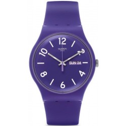Swatch Unisex Watch New Gent Backup Purple SUOV703