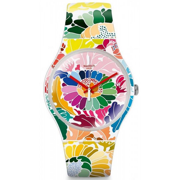 Swatch Damenuhr New Gent Flowerfool SUOW126 Kaufen Sie Swatch Damenuhr New Gent Flowerfool SUOW126