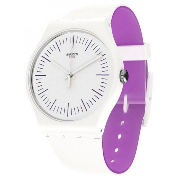Comprare Orologio Swatch Donna New Gent Whitenpurple SUOW173
