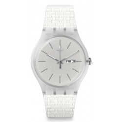 Swatch Unisex Watch New Gent Bricablanc SUOW710