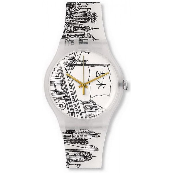 Reloj Swatch Unisex New Gent Art Peace Hotel SUOZ197 Comprar Reloj Swatch Unisex New Gent Art Peace Hotel SUOZ197