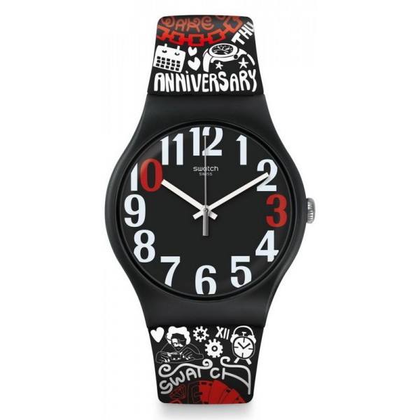Swatch Club Unisex Watch New Gent 30 And Ticking SUOZ322 Buy Swatch Club Unisex Watch New Gent 30 And Ticking SUOZ322