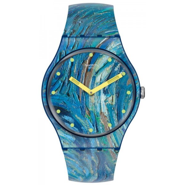 Acheter Montre Swatch MoMA The Starry Night by Vincent Van Gogh SUOZ335