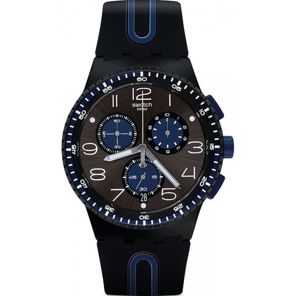 Buy Swatch Men's Watch Chrono Plastic Kaicco SUSB406