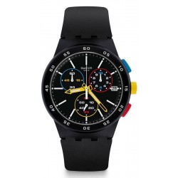 Acheter Montre Swatch Unisex Chrono Plastic Black-One SUSB416