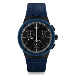 Acheter Montre Swatch Unisex Chrono Plastic X-District Blue SUSB418