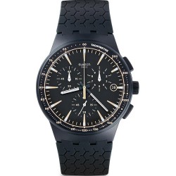 Swatch Men's Watch Chrono Plastic Meine Spur SUSN407