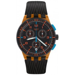 Acheter Montre Swatch Unisex Chrono Plastic Orange Tire SUSO401