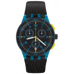 Acheter Montre Swatch Unisex Chrono Plastic Blue Tire SUSS402