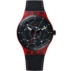 Montre Swatch Unisex Sistem51 Sistem Red Automatique SUTR400