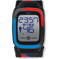 Swatch Men's Watch Digital Touch Zero One Funkzero SUVB101