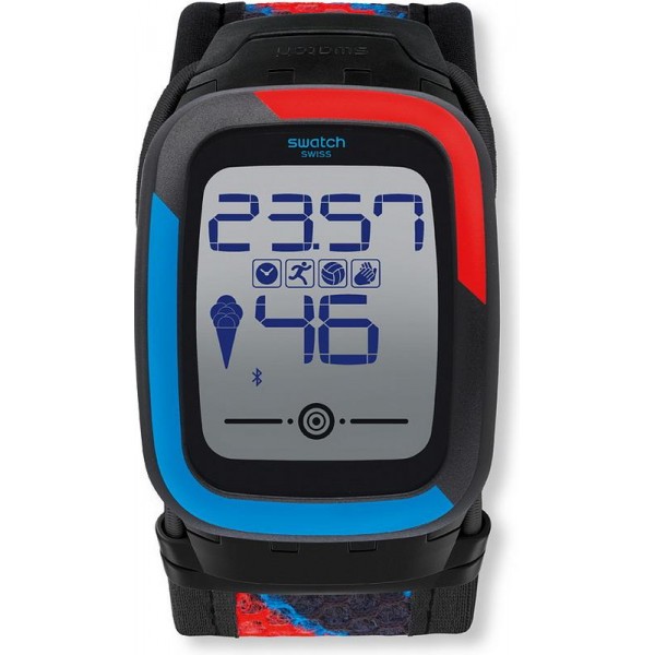 Buy Swatch Men's Watch Digital Touch Zero One Funkzero SUVB101