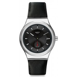 Buy Swatch Mens Watch Irony Sistem51 Petite Seconde Black Automatic SY23S400