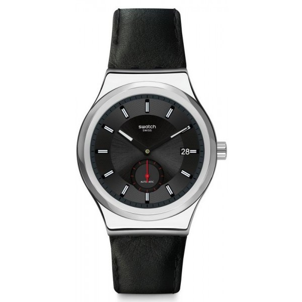 Buy Swatch Mens Watch Irony Sistem51 Petite Seconde Black Automatic SY23S400
