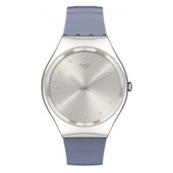 Swatch Women's Watch Skin Irony Blue Moire SYXS134