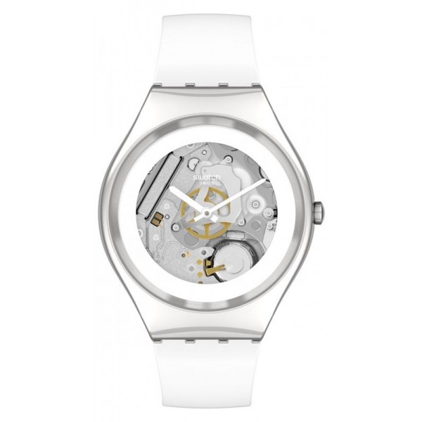 Buy Swatch Womens Watch Skin Irony Pure White Irony SYXS138