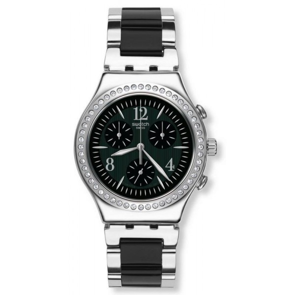 Swatch Unisex Watch Irony Chrono Made In Black YCS118G Buy Swatch Unisex Watch Irony Chrono Made In Black YCS118G