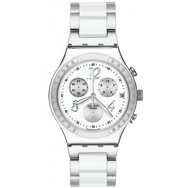 Acheter Montre Swatch Unisex Irony Chrono Dreamwhite YCS511GC