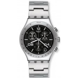 Montre Swatch Unisex Irony Chrono Blustery Black YCS564G