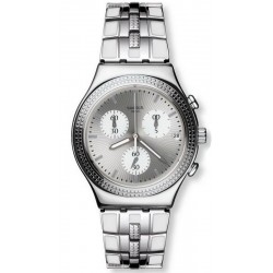 Orologio Swatch Donna Irony Chrono Crystal Cascade YCS580G