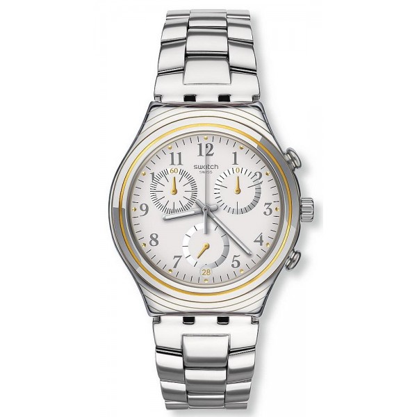 Swatch Unisex Watch Irony Chrono Silvernow YCS586G Buy Swatch Unisex Watch Irony Chrono Silvernow YCS586G