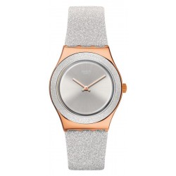 Montre Swatch Femme Irony Medium Grey Sparkle YLG145