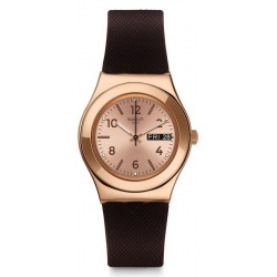 Swatch Damenuhr Irony Medium Brownee YLG701