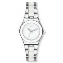 Swatch Damenuhr Irony Medium Tresor Blanc YLS141GC