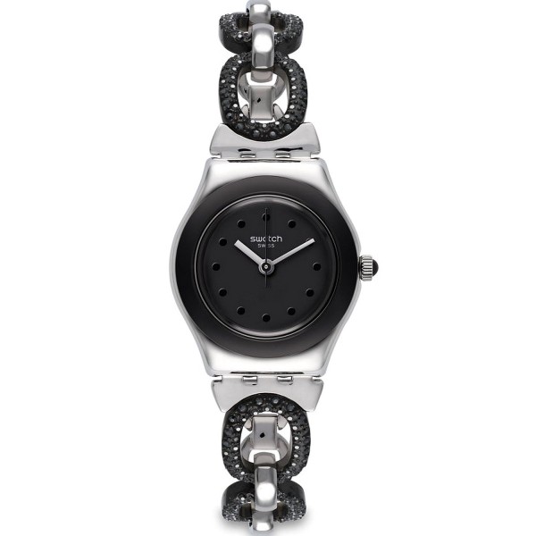 Orologio Swatch Donna Irony Lady Black Glitter YSS293G Comprare Orologio Swatch Donna Irony Lady Black Glitter YSS293G