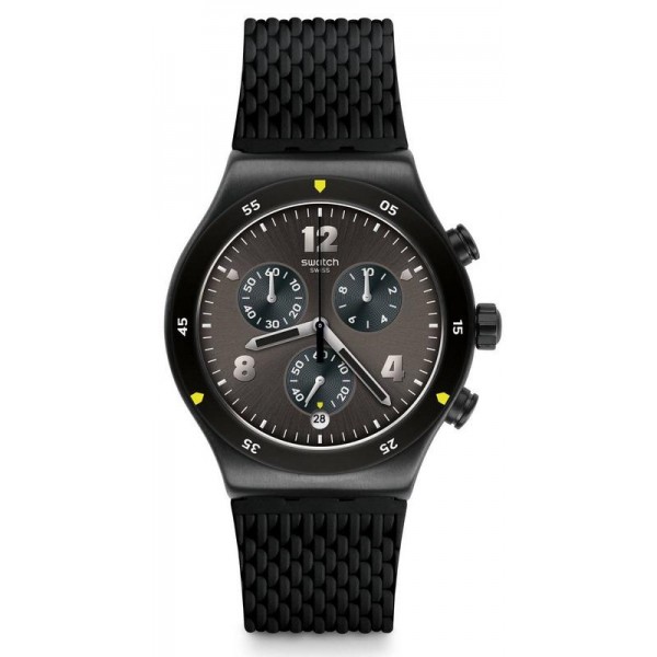 Buy Swatch Men's Watch Irony Chrono Darkbark YVB406