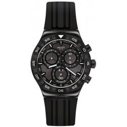 Buy Swatch Mens Watch Irony Chrono Teckno Black YVB409