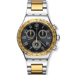 Buy Swatch Men's Watch Irony Chrono Golden Youth YVS427G
