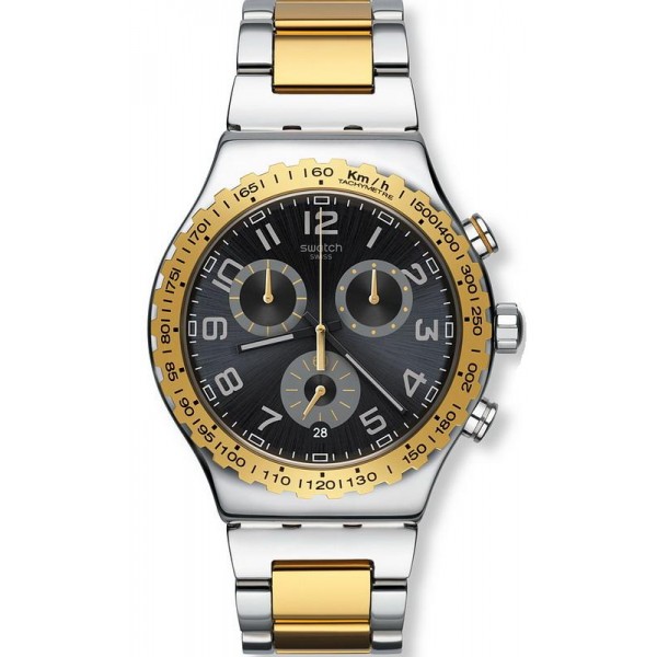 Swatch Men's Watch Irony Chrono Golden Youth YVS427G Buy Swatch Men's Watch Irony Chrono Golden Youth YVS427G