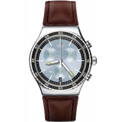 Buy Swatch Men's Watch Irony Chrono Stock Xchange YVS429