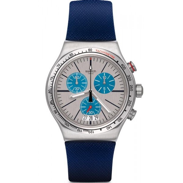 Swatch Unisex Watch Irony Chrono Blau Me On YVS435 Buy Swatch Unisex Watch Irony Chrono Blau Me On YVS435