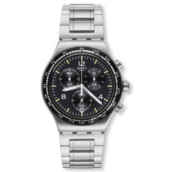 Buy Swatch Men's Watch Irony Chrono Night Flight YVS444G