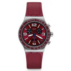 Acheter Montre Swatch Unisex Irony Chrono Wine Grid YVS464