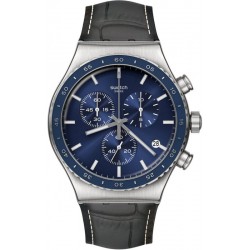 Buy Swatch Mens Watch Irony Chrono Cobalt Lagoon YVS496