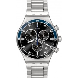 Buy Swatch Mens Watch Irony Chrono Dark Blue Irony YVS507G
