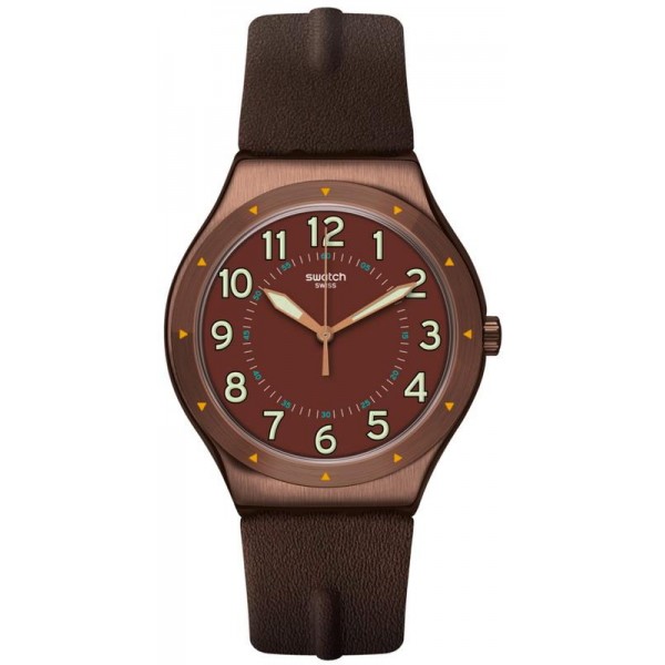 Buy Swatch Mens Watch Irony Big Classic Copper Time YWC100