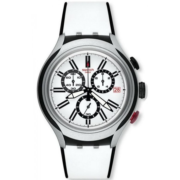 Buy Swatch Men's Watch Irony Xlite Black Wheel Chronograph YYS4005