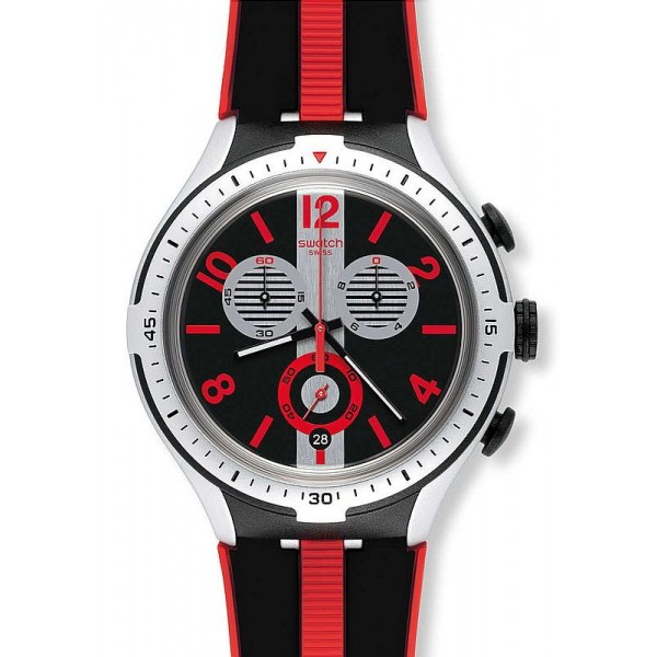 Buy Swatch Men's Watch Irony Xlite Stripes Chronograph YYS4013